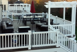 All White PVC RailingBB